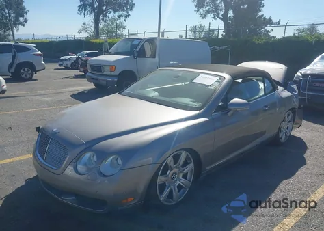 2007 Bentley Continental Gtc from USA, damaged, VIN SCBDR33WX7C046651